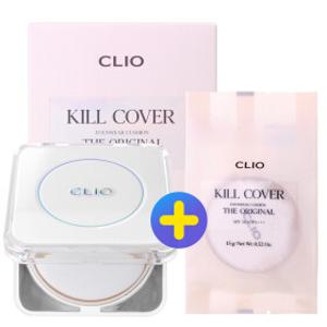 클리오 킬커버 파운웨어 쿠션 디오리지널 기획세트 (본품15g+리필15g)