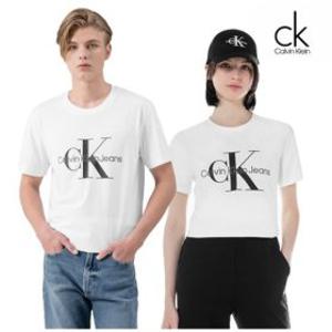 캘빈클라인 CK 모노그램 반팔티 티셔츠 남여공용