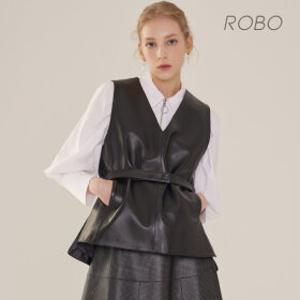로보 이태리 램스킨 벨티드 베스트