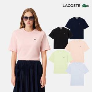 (26SS 신상 l 라코스테 공식) 여성 릴랙스핏 베이직 반팔 티셔츠 TF7215-56G 8종 택1