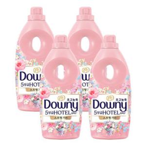 다우니 섬유유연제 스프링 가든 러브 1L 4개