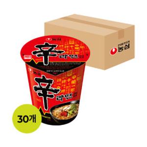 농심 신라면 컵라면 작은컵 소컵 65g 30개/1박스