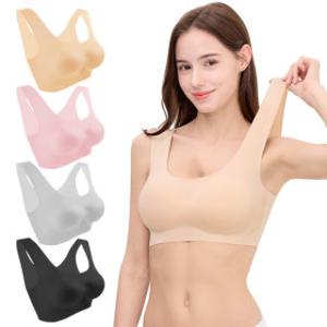 (2장세트) 노와이어 심리스 라이트브라탑 1+1 초경량 스포츠브라 요가 래쉬가드 교복