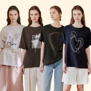 (현대Hmall)마르조 1종우븐 져지 티블라우스