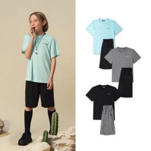 (대구신세계)26SS신상 무더위 끝~~시원한  아이스 쿨 기능성 상하복세트 로고반팔5부세트