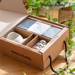 멜로우버디 아로마 에센셜 오일 도자기 버너 선물세트