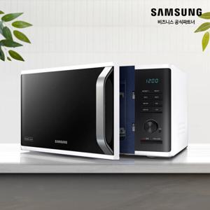 세라믹 전자레인지 23L MS23C3535AW 원룸 오피스텔 주방 화이트 (소상공인제품)/