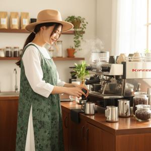 아노스 원피스 린넨 앞치마 롱 카페 예쁜 바리스타 어린이집 에이프런 마가렛 버터 이지오 앞치마 제작전문