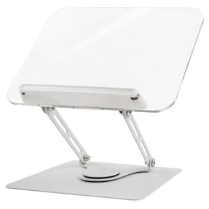 (카드최종2만) 투명 아크릴 독서대 360도 접이식 높이조절 북스탠드 책받침 거치대