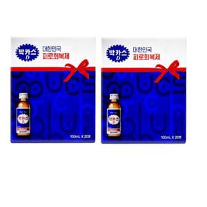 약국 박카스D 드링크 20병 x 2박스 40병 선물용 비타민 고함량 타우린 2000mg 바카스