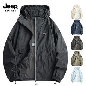 특가 지프 JEEP SPIRIT 정품 남녀공용 바람막이 후드자켓 UV차단99% 쿨링바람막이 HRJK T91