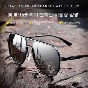 포토크로믹 편광선글라스 주간 야간 겸용 남성 운전 등산 아웃도어 선글라스