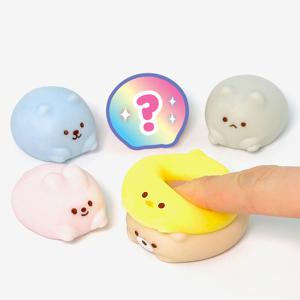 부끄런 애니멀 랜덤 말랑 모찌 촉감 인형 학교 준비물 30개 1세트 랜덤 배송