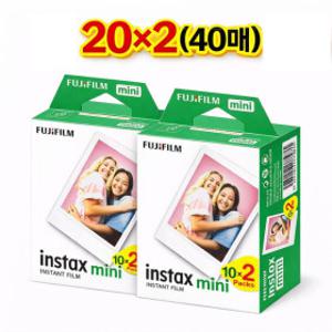 후지 인스탁스 미니 필름 정품 40매(20매2)