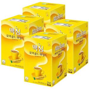 맥심 모카골드 커피믹스 210T x 4개/대용량 스틱커피