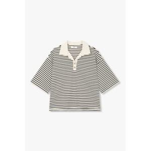 (STUDIO TOMBOY)(대구신세계)스트라이프 카라 넥 반팔 티셔츠( 9176222999AR)