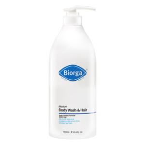 바이오가 모이스춰 바디워시헤어 1000ML 보습 올인원 젤타입 클렌징 민감성