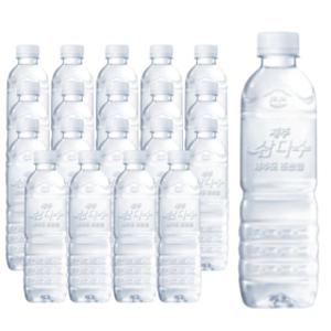 제주삼다수 그린 무라벨 500ml 40개 100% 무라벨