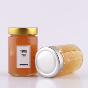 실버일자220 40개 유리병 잼병 쨈병 젬병 수제청병 꿀병 청병 밀폐유리병/실버일자220 40개-1박스/A1