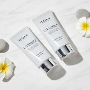 달바 워터풀 에센스 선크림50ml x2개 촉촉 보습 선케어