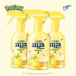 (포켓몬)스프레이피죤 옐로미모사(피카츄) 430ml 3개