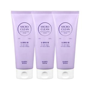 해피바스 마이크로 클린 딥 클렌징폼 150g 3개