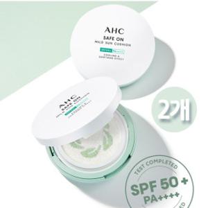 AHC 세이프온 마일드 선쿠션 25g 본품 2개/자외선차단 SPF 50