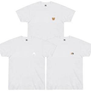 애니멀 3종 1+1+1 동물 반팔 티셔츠 20수 여성 남자 반팔티 3장