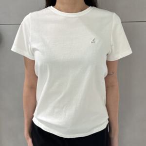 국내정식매장 캉골 반팔 티셔츠 Kangol 우먼스 컴피 2846 오프화이트
