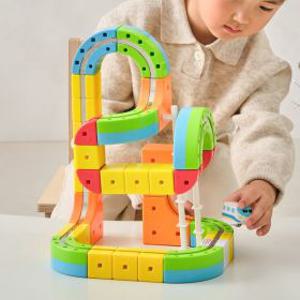 선스마일 레일큐브 자석기차 스타터 세트