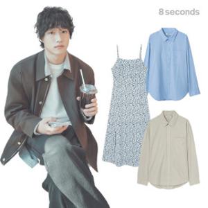 4월20일쿠폰시작+65%할인+18%추가할인쿠폰+에잇세컨즈 의류 라운드넥니트 부츠컷청바지 바람막이점퍼 특가