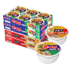 육개장사발면12개 + 김치사발면12개 (총24개)