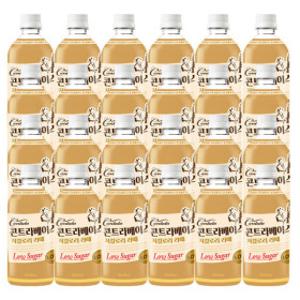 칸타타 콘트라베이스 콜드브루 저칼로리 라떼 500ml 24pet 콜드브루 커피/ 블랙커피/ 대용량 커피/ 커피음료