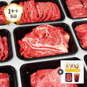 (신선집중) 엄마네한우 1++ 등급 투뿔한우 200g/400g 골라담기 (등심 안심 국거리 불고기 육회)