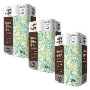 (신세계 규격)(신세계의정부점)미래생활 나무야 나무야 네이처 클래식3겹 데코 30m30롤3팩