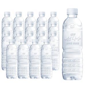 제주삼다수 그린 무라벨 500ml 40개 100% 무라벨