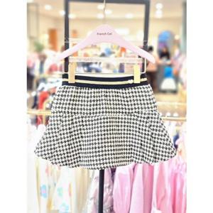 트위드 주름 스커트 (Q51DAS040S)