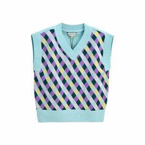 [컬리수] 스쿨체크오픈조끼 C221VEG52P