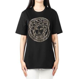 [베르사체] (I_1001529 1A01125 2B130) 여성 메두사 스터드 반팔