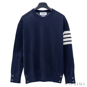 [톰브라운] 밀라노 코튼 4-바 크루넥 풀오버 MKA002AY1014-415