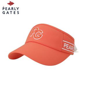 [파리게이츠] 여성 엠보 로고 스마일 리본 포인트 썬바이저