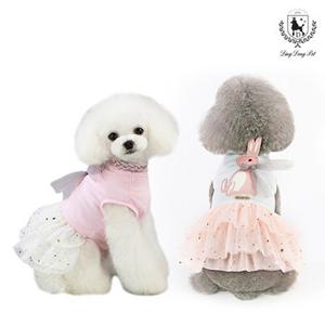 딩동펫 강아지고양이옷 토끼 원피스