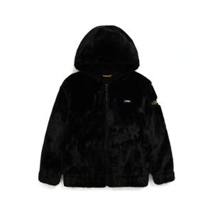 [내셔널지오그래픽 키즈] K234UFJ920 페이크퍼 후드 자켓 CARBONBLACK