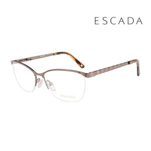 (국내당일발송) 에스까다 안경테 VES873 0SRP 스퀘어 메탈 여자 안경