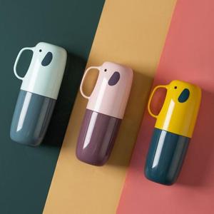 휴대용 코끼리 칫솔통 여행용 칫솔케이스 어린이집