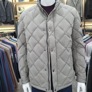 [크로커다일남성]가을겨울 신상 아가일 구스다운점퍼CDAA9MJ9822