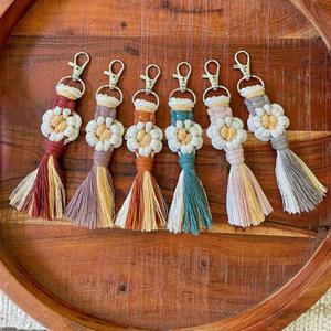 핸드메이드 데이지 테슬 키링 6color