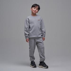 내셔널지오그래픽 키즈 K241UPB910 동물와펜 맨투맨 SET MGREY