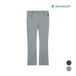 [그린조이]여성 9부 절개라인 세미 부츠컷 팬츠
