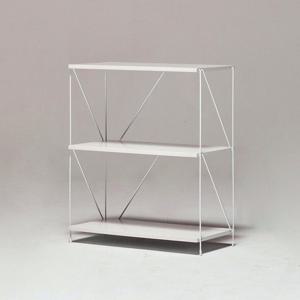 E0자재 스틸프레임 수납 3단 선반장 600